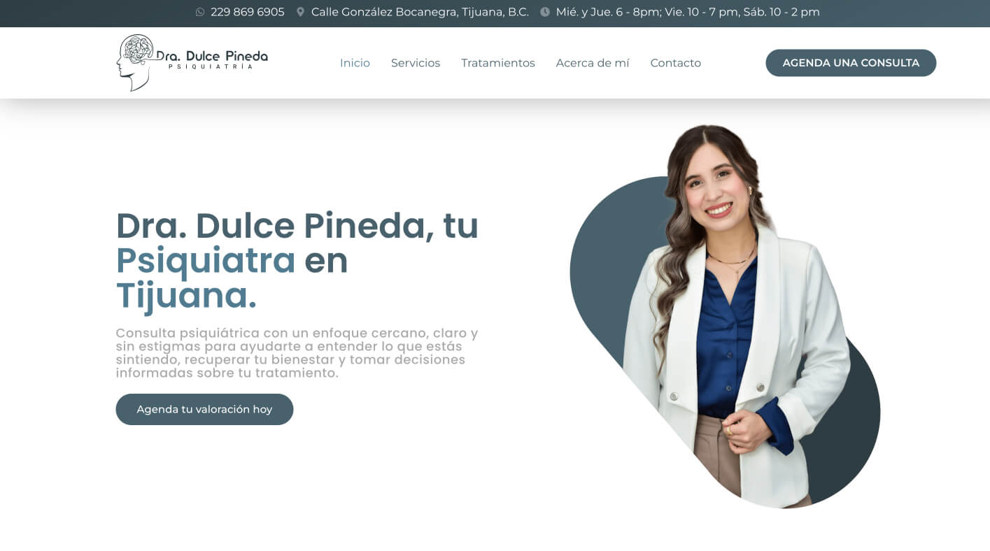 Ejemplo sitio 10 de Médicos empresarios